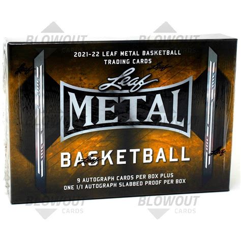 2021/22 leaf metal basketball jumbo box|leaf metal basketball boxes.